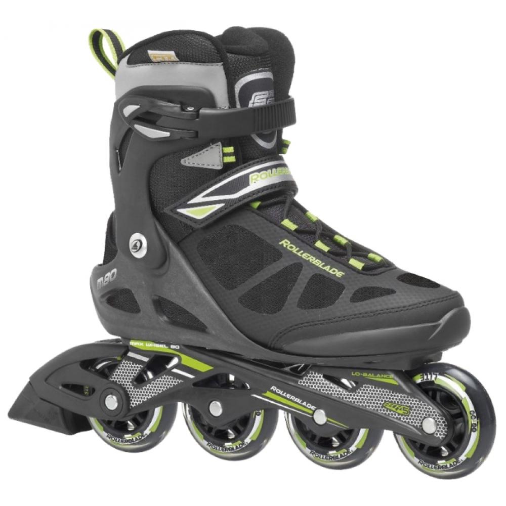 коньки MACROBLADE BLACK/GREEN 300 Rollerblade 14 62-140084