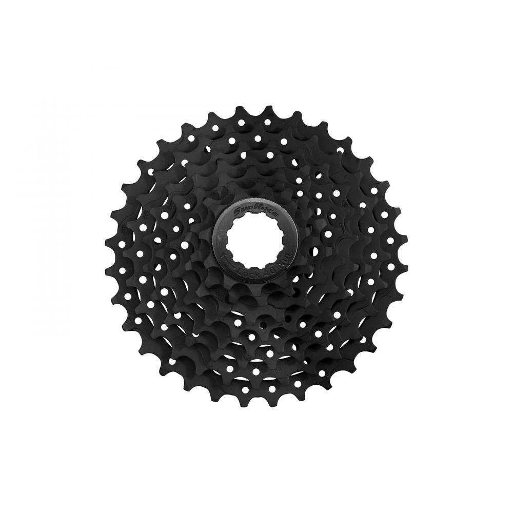 Кассета  8ск. CSM55.8AU0.BS0.BX 06-201103  M55 (инд.уп) 8x11-32T, черн SUNRACE 06-201103