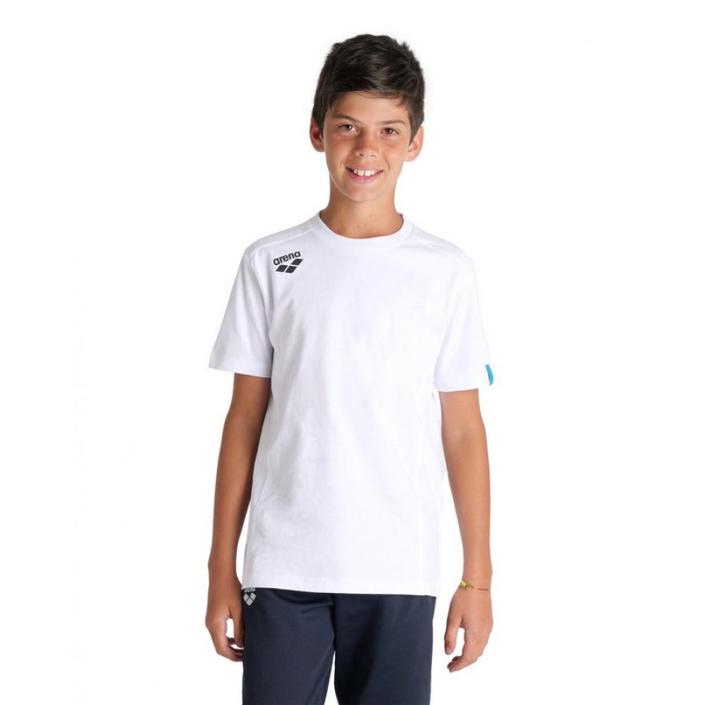 Футболка team t-shirt panel jr white 004918 100 14-15 arena 24 ут000310446 24-1200000069