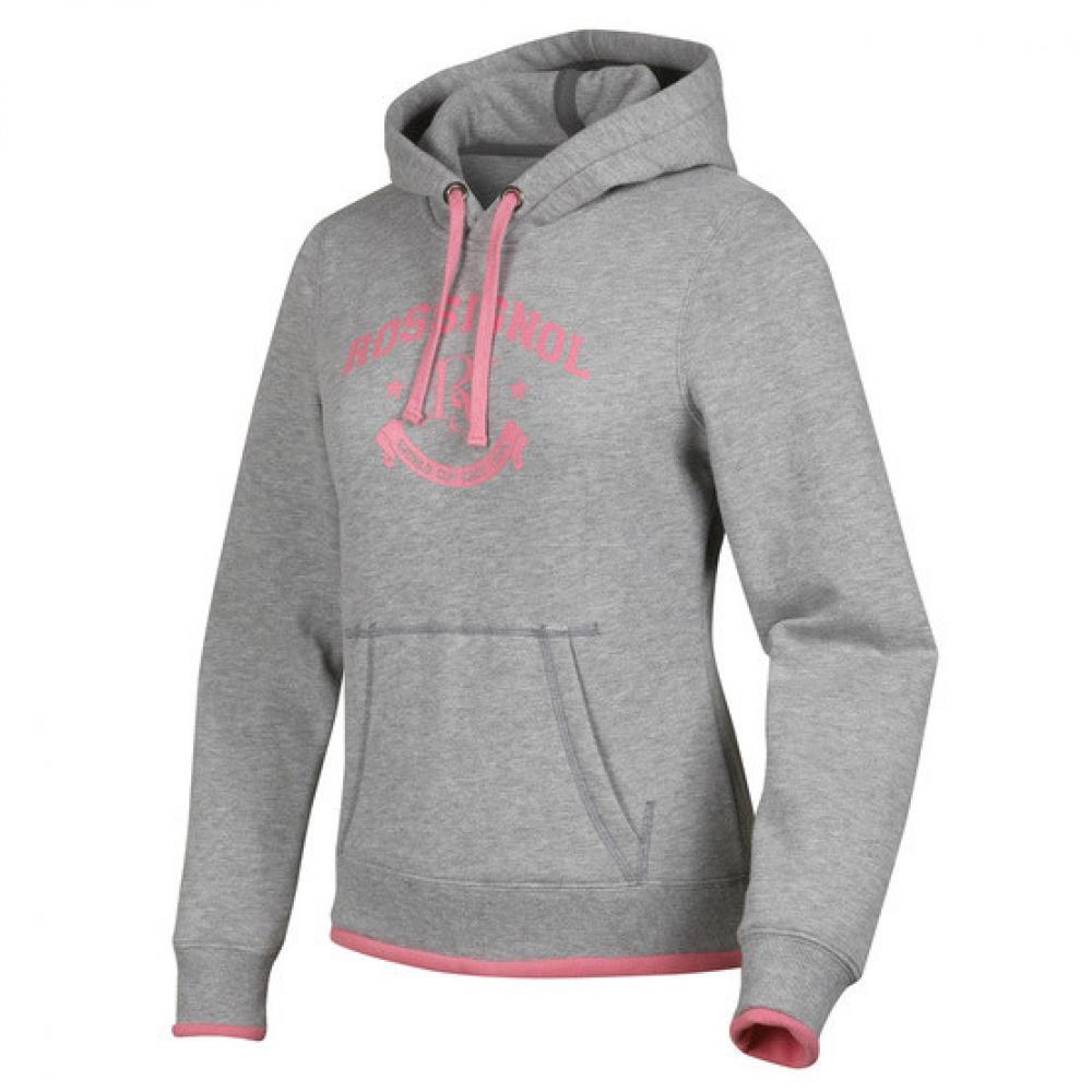 Толстовка женская W COLLEGE STAR HOOD (280 HEATHER GREY, L ) 66-140173