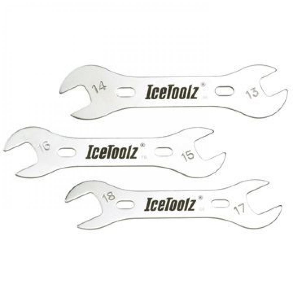 Ключи 6-800210 для конусов втулок 13/14мм+15/16мм+17/18мм 3шт 37X3 IceToolz 6-800210