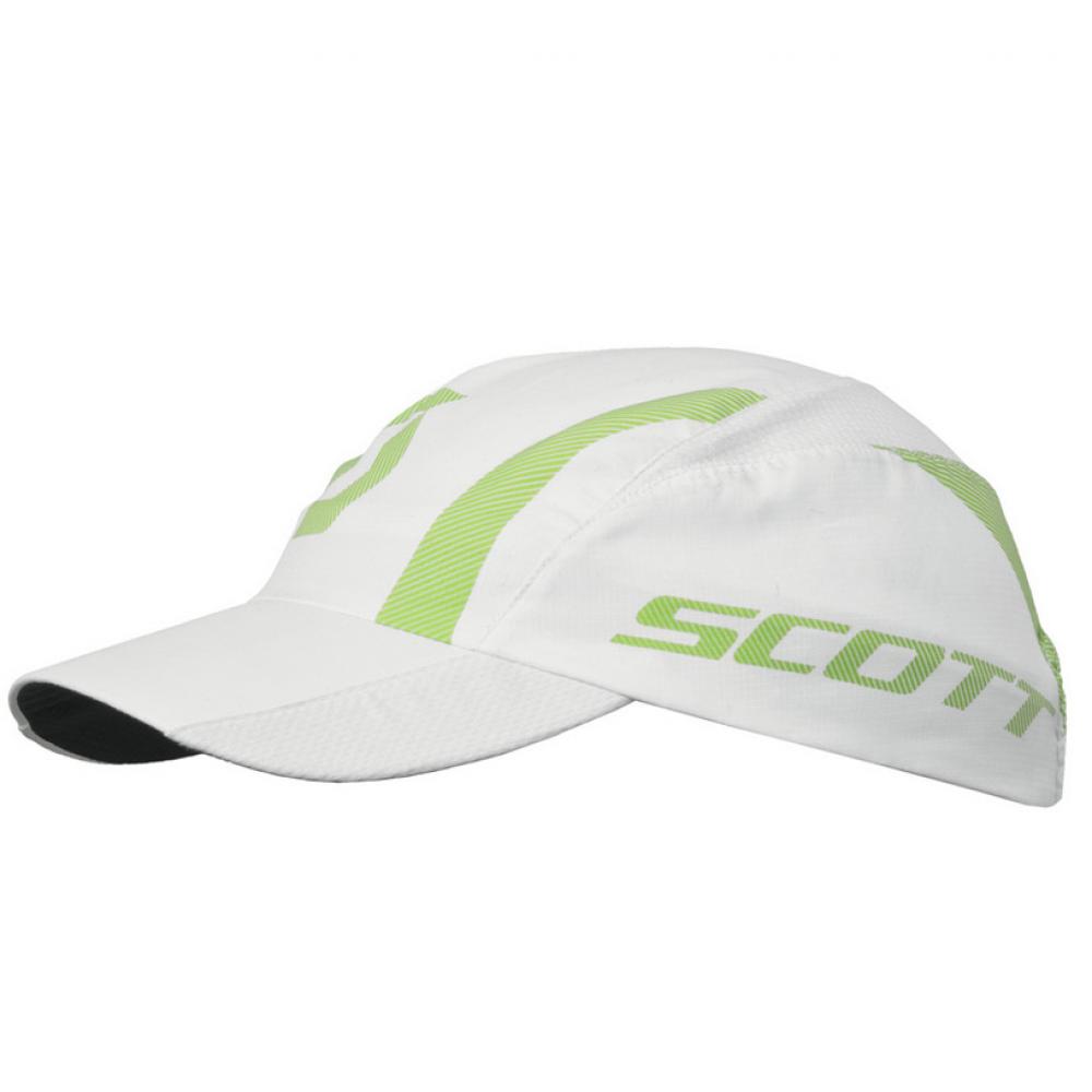 Кепка Scott Run Race white/lime green (one size) 30-15-235568-WG
