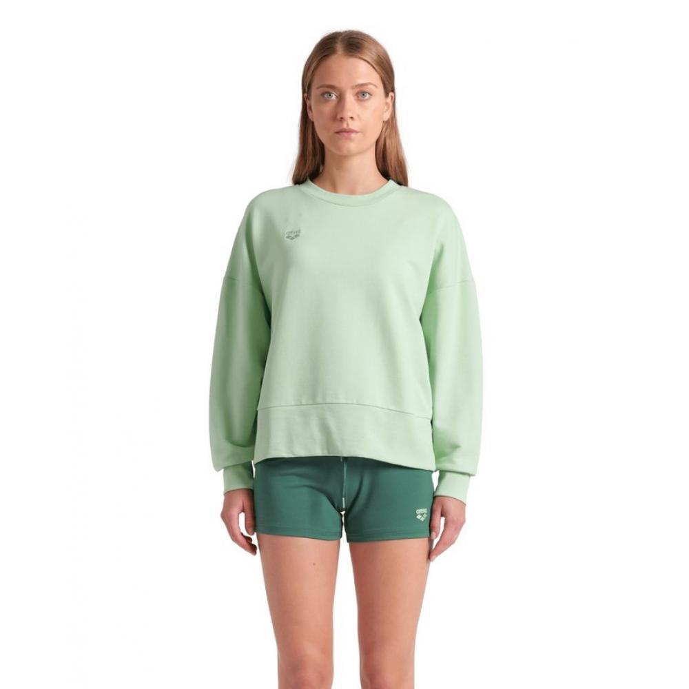 Кофта ж oversized crew neck light green 6580606 s arena 25 26-0400000185