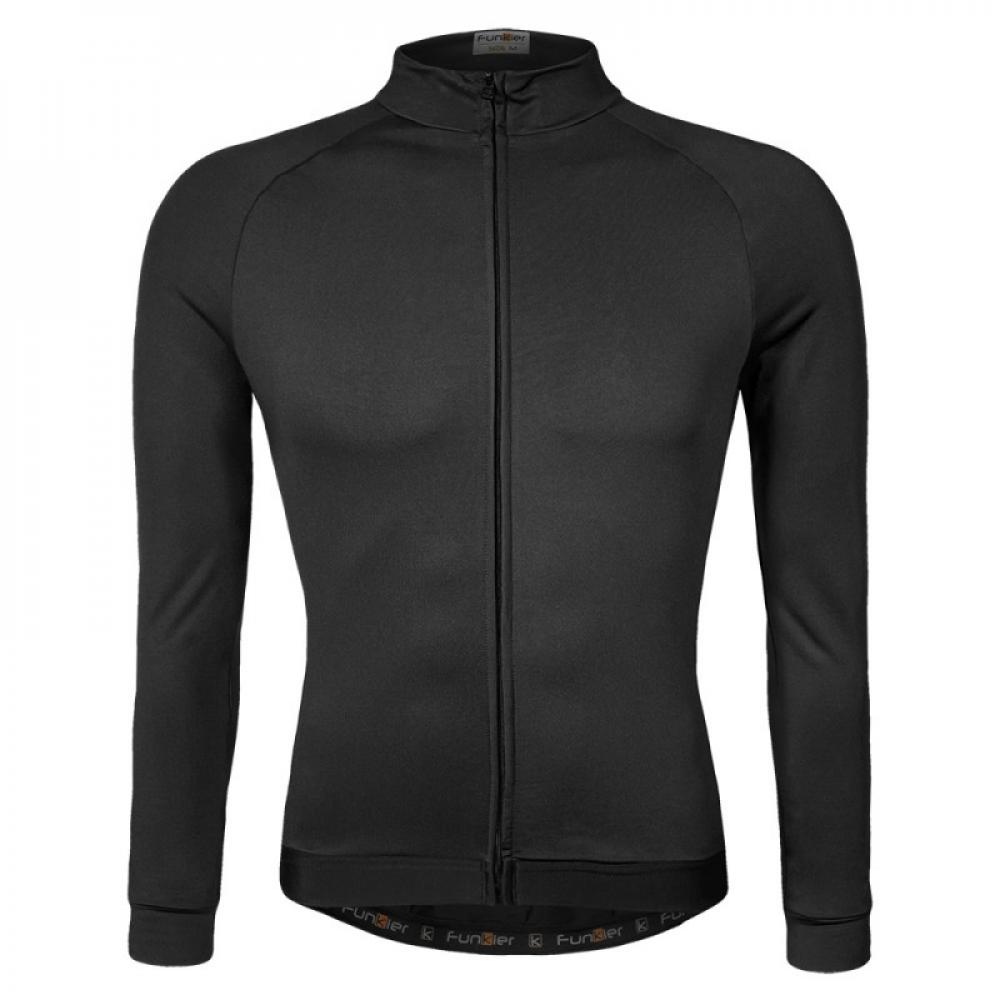 Велоджерси с рукавом 12-178 Parma-LW J-930-LW Black Men Active LS Thermal Microfleece Warm Breathabl 12-178