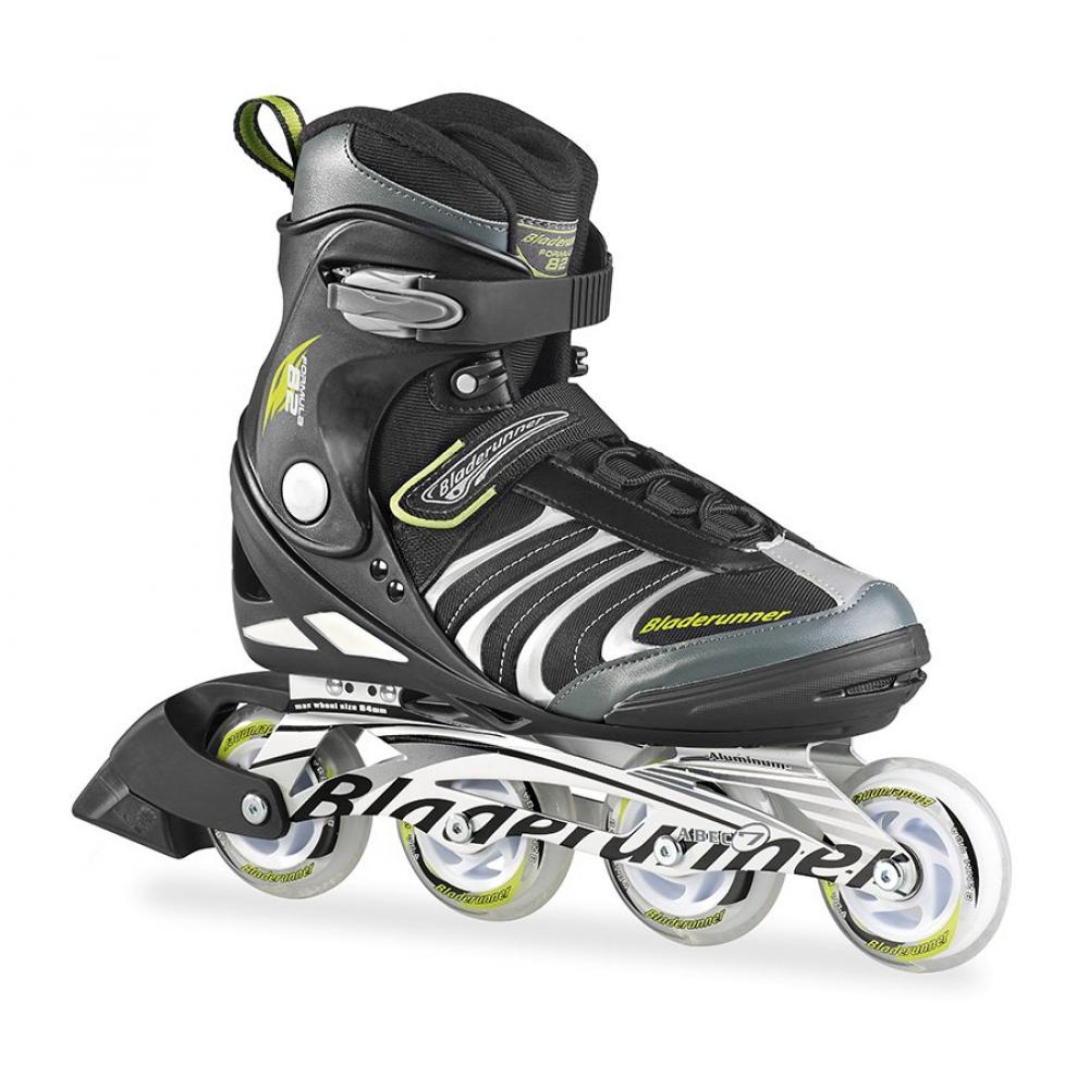 коньки роликовые м FORMULA 82 black / green 080 Bladerunner 15 62-150242