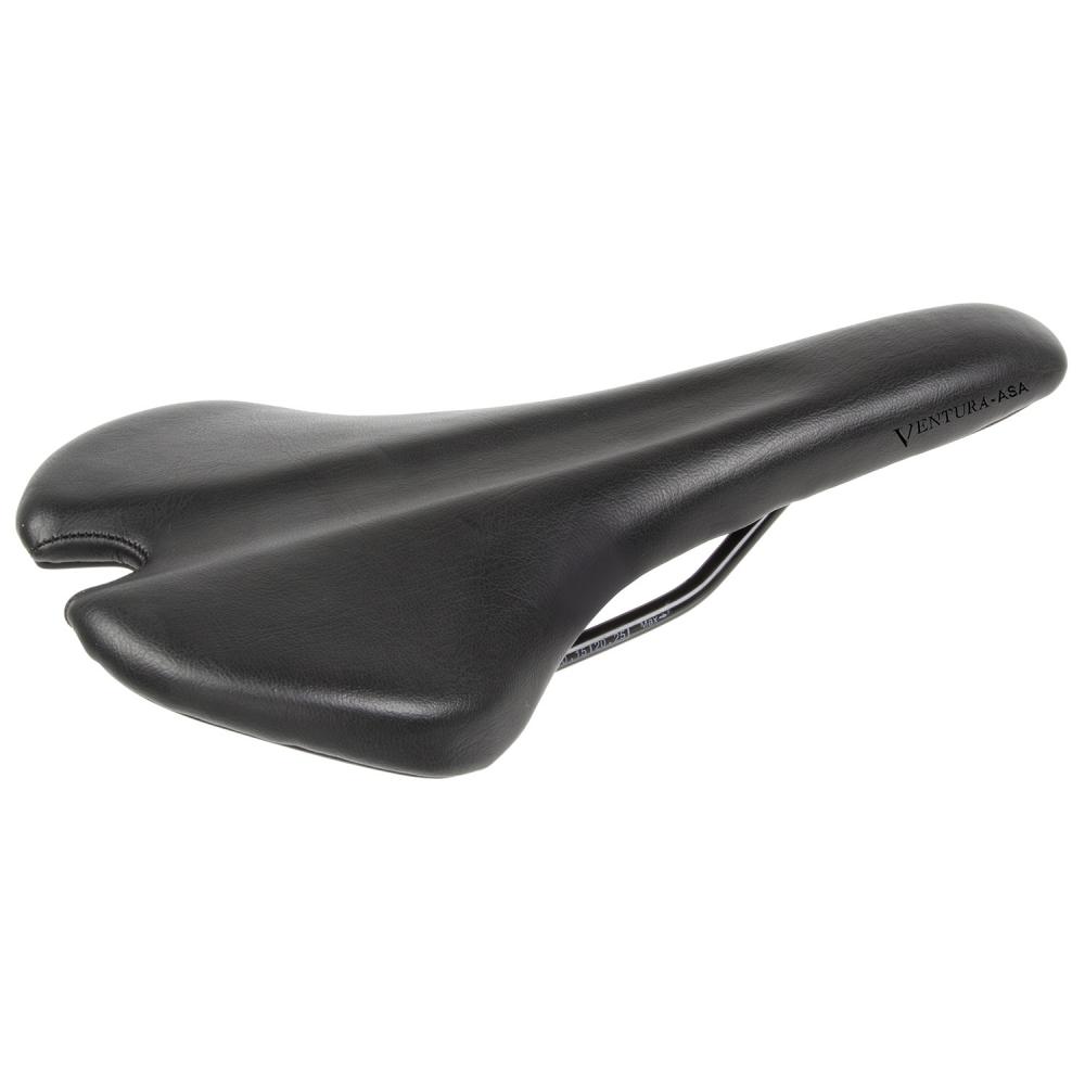 Седло 5-250075 спорт. 280х142мм V-design, Air-Shock-Absorbing, 274г, черное VENTURA-ASA R1 5-250075
