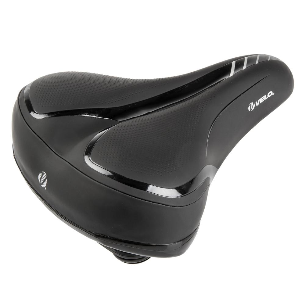 Седло 5-250534 Velo-Fit Townie city XL комфортное 263х216мм 719гр черное VELO 5-250534