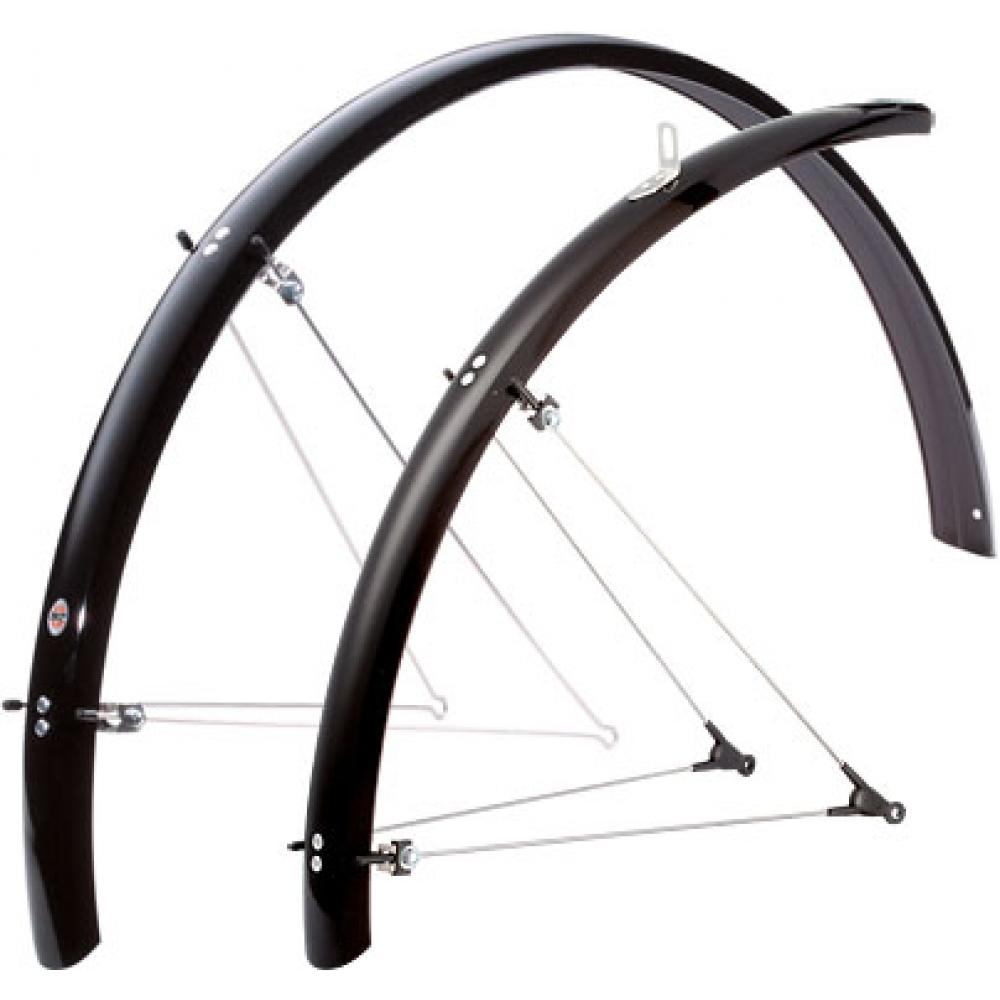 Крылья 0-11049 металлопласт. SKS-11049 Bluemels 53mm, 24", черные, Trekking (Германия) 0-11049