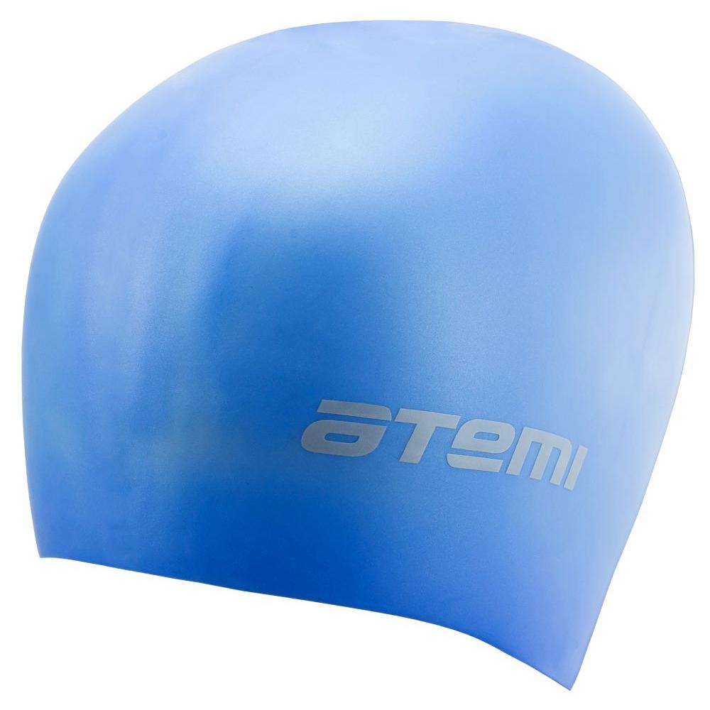 Шапочка для плавания Atemi, силикон (б/м), синяя, RC302 23-110000140