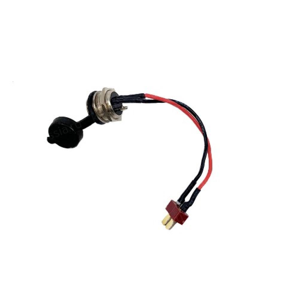 Гнездо зарядное Kugoo S в сборе с крышкой 20-210000110