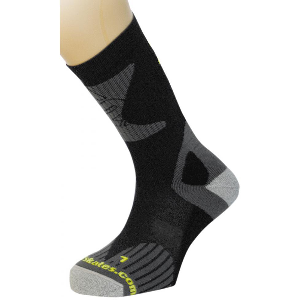 носки м SKATE X-TRAINING black/lime S K2 15 62-150186