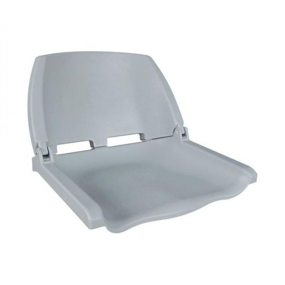 Сиденье пластмассовое складное Folding Plastic Boat Seat серое 75110G 24-070000036
