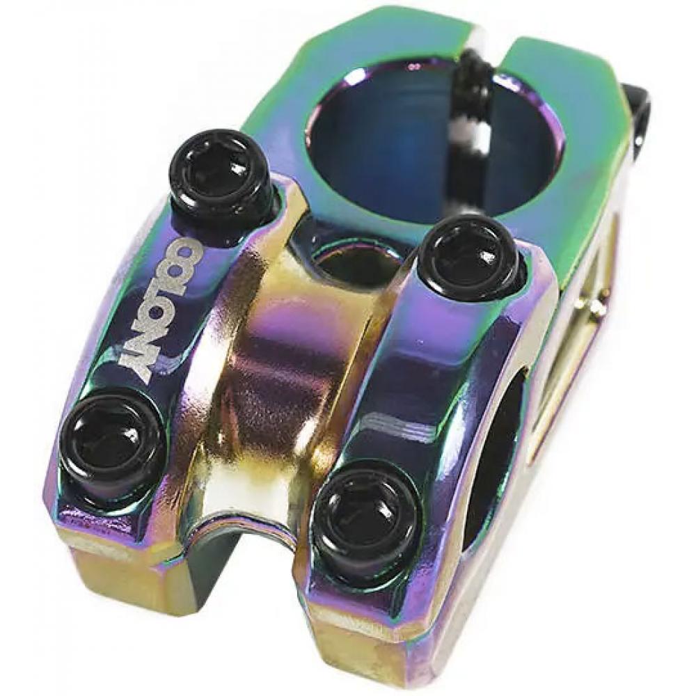 Вынос руля 03-002242 EXON V2 Forged Stem - Top Load - 40мм радужный арт. I09-949V COLONY 03-002242
