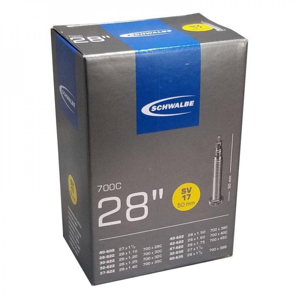 Камера. 28" спорт 05-10400093 SV17 28х1.10-1.75 (28/47-622/635) IB 50mm. SCHWALBE 05-10400093