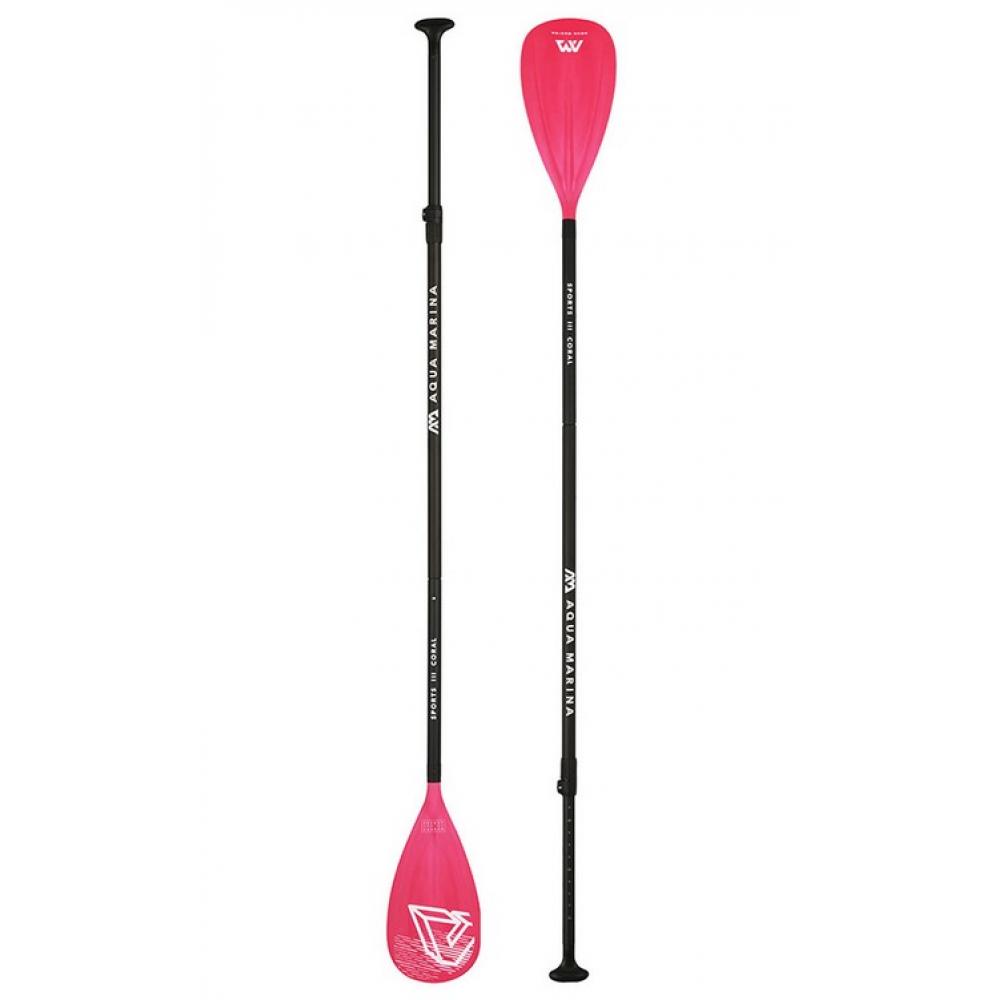 Весло для SUP-доски Aqua Marina SPORTS III CORAL S22 22-050000065