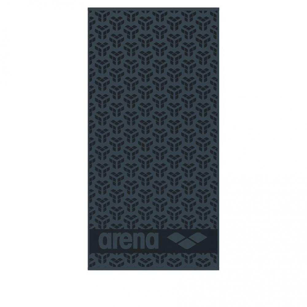 Полотенце arena monogram towel asphalt 009231 510 90x180 arena 25 25-0800000028