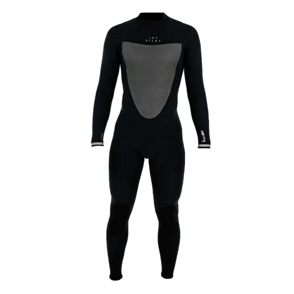Гидрокостюм мужской длинный Jetpilot Flight 3X2 BZ LS Steamer black/black S23 (2212706, 2XL, S23) 23-070000070
