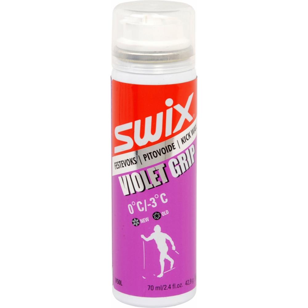 Мазь держания жидкая SWIX Violet Liquid 0C to -2C аэрозоль 70мл 407-18V50LC