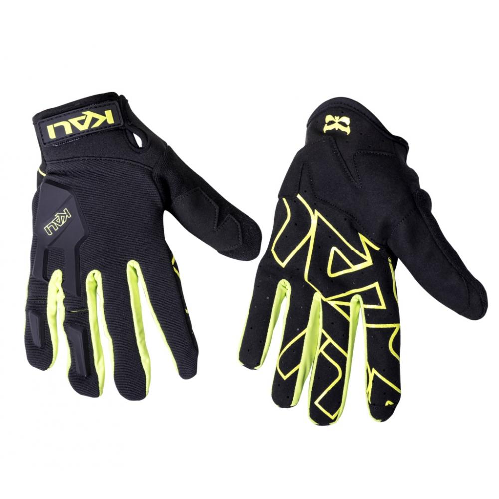 Перчатки 02-30117218 Venture Glove Logo Blk/lim XL черно-желтые KALI 02-30117218