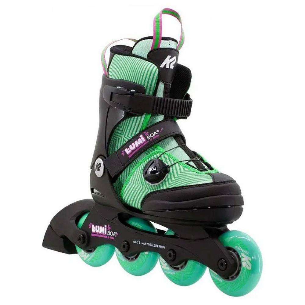 Коньки роликовые K2 26 LUMI BOA watermelon M 30M0721.1.1M