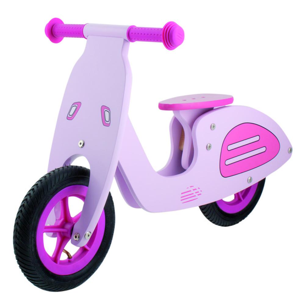 Беговел 5-659970 дерев. рама колеса 10" герм. подш. регул. седло розовый VESPA SALE 5-659970