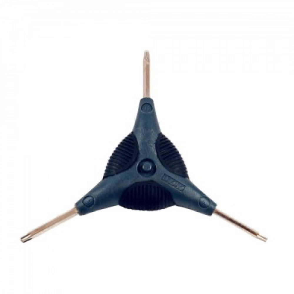 Набор 7-06322 "Y"-тип TORX T10, T15, T20 Ni-Plated профи CYCLO (Англия)  7-06322