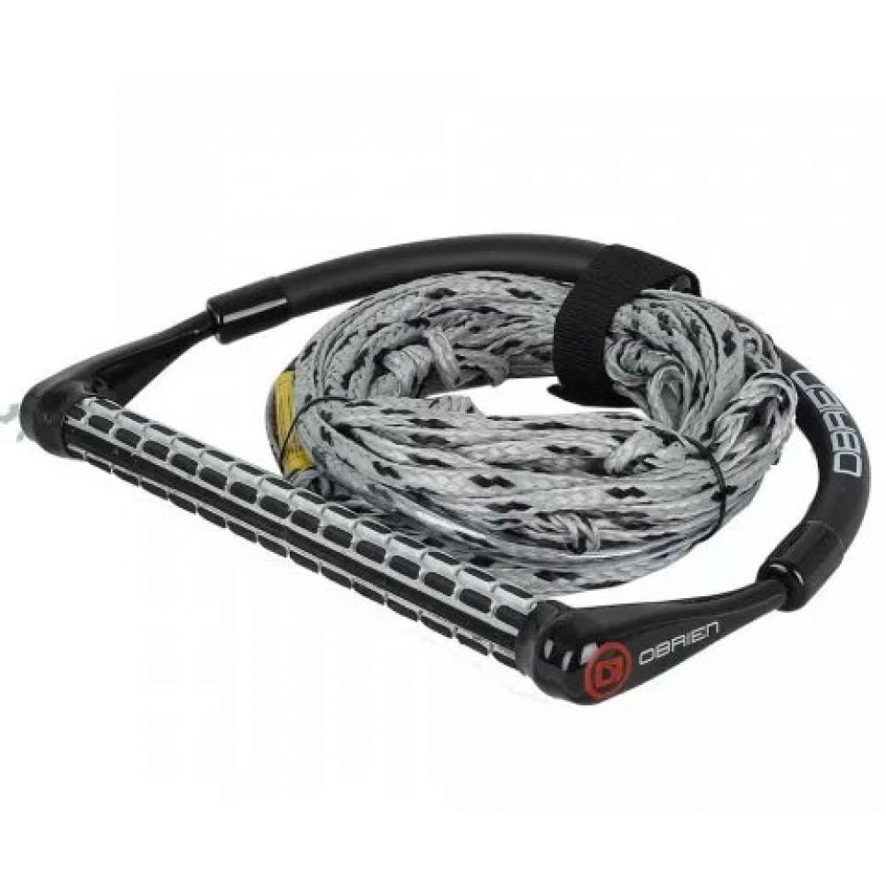 Фал с рукояткой для вейкбординга O'Brien 4 SECTION POLY E BLACK S22 22-040000144