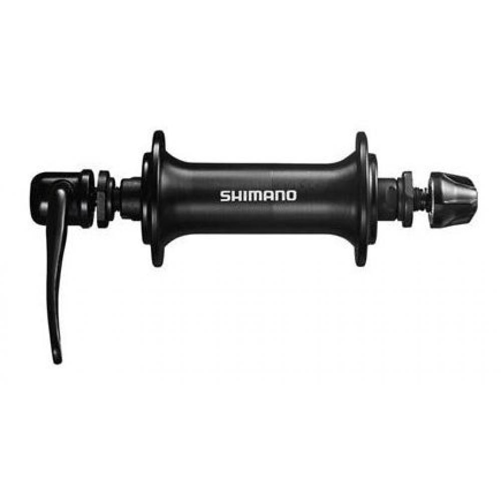 Втулка EHBTX500AAL 2-6010 перед. TOURNEY алюм. 36отв. с эксц. черная инд. уп. SHIMANO 2-6010