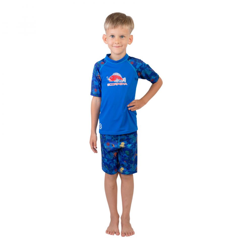 Гидрокомплект пляжный Scorpena KIDS, голубой, 7-9 лет S02712 24-1200000016