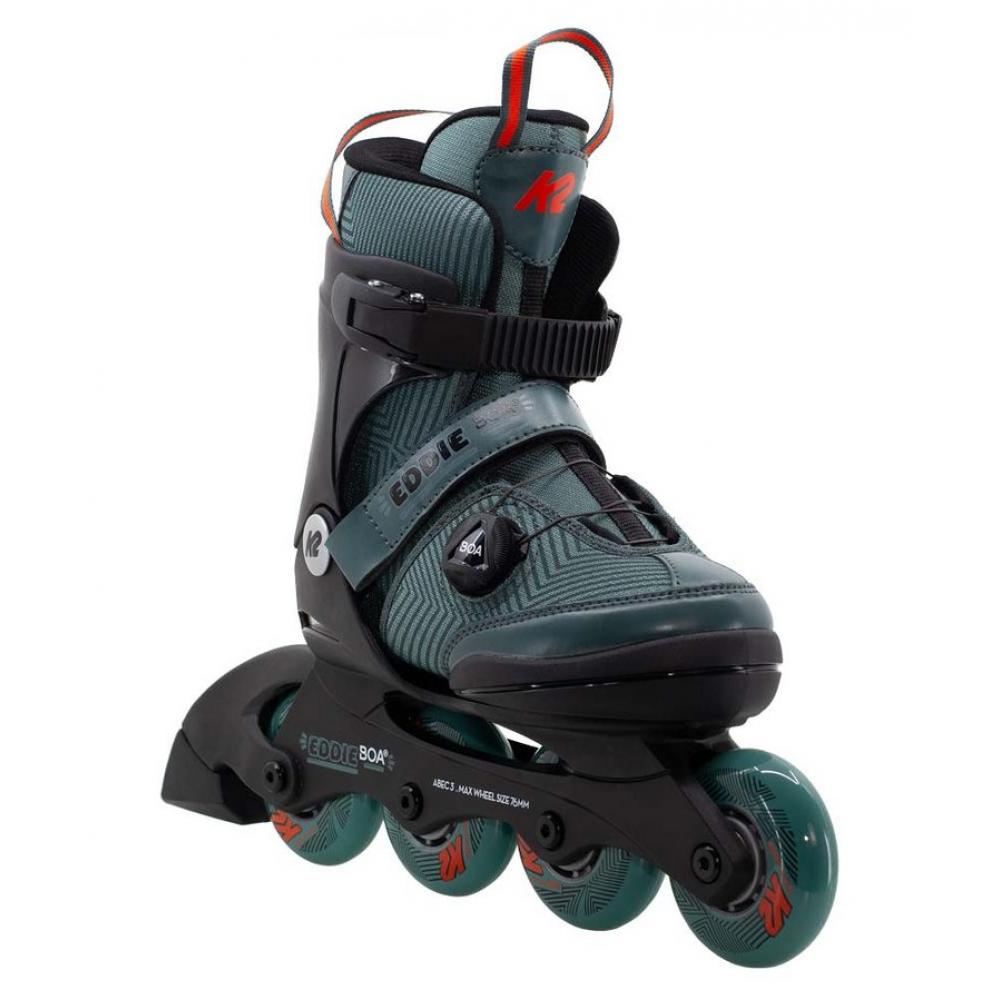 Коньки роликовые K2 26 EDDIE BOA dark teal M 30M0701.1.1M