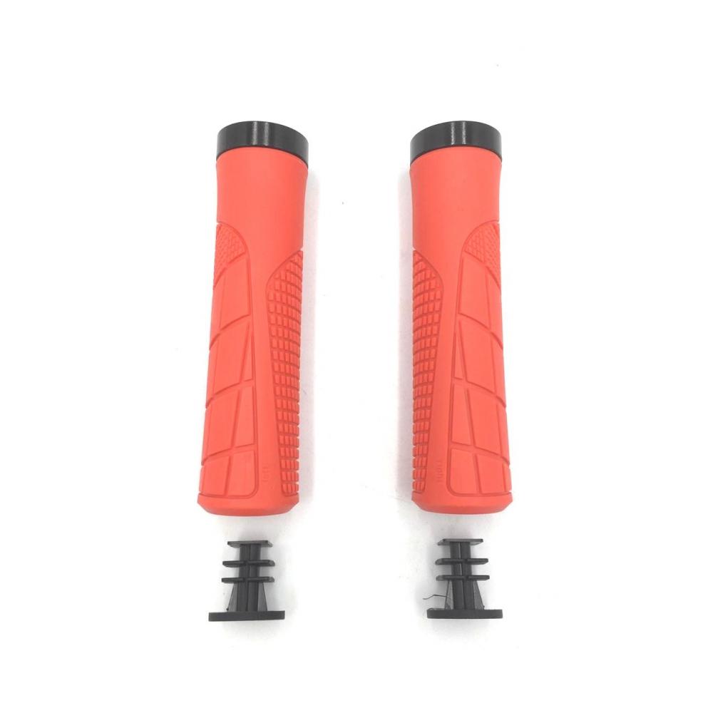Ручки 00-170567 на руль H6 OneSideLock 135мм резиновые, новый антискольз. дизайн, c 1 черн. фикс. кр 00-170567