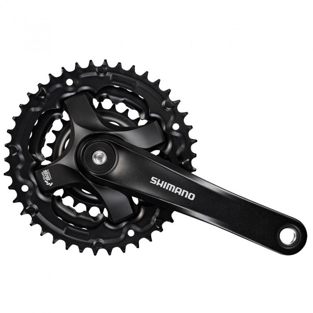 Система TOURNEY AFCTY301E244XL 2-4077-1 6-8ск. 42/34/24 175мм без защиты, черная SHIMANO 2-4077-1