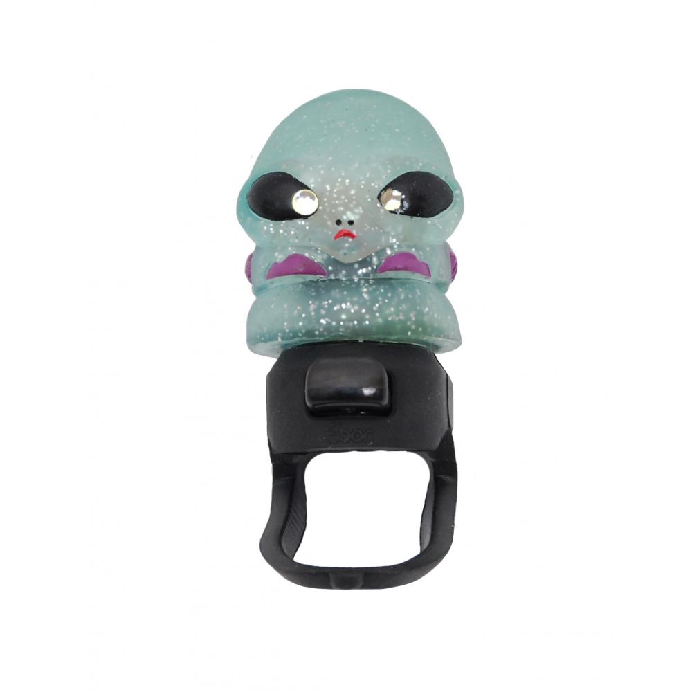 Клаксон 6-141001 UFO + 2д/2ф б/съемн. крепление на руль резин. детский синий SALE 6-141001