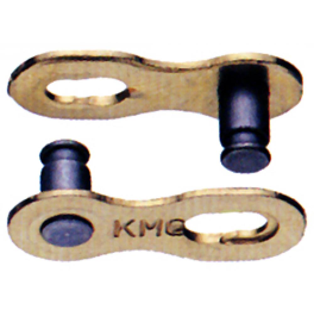 Цепь/замок 5-300052 1/2"х11/128" 6,6мм МНОГОРАЗОВЫЕ для 9скор. 2шт. на блистере (50) KMC 5-300052