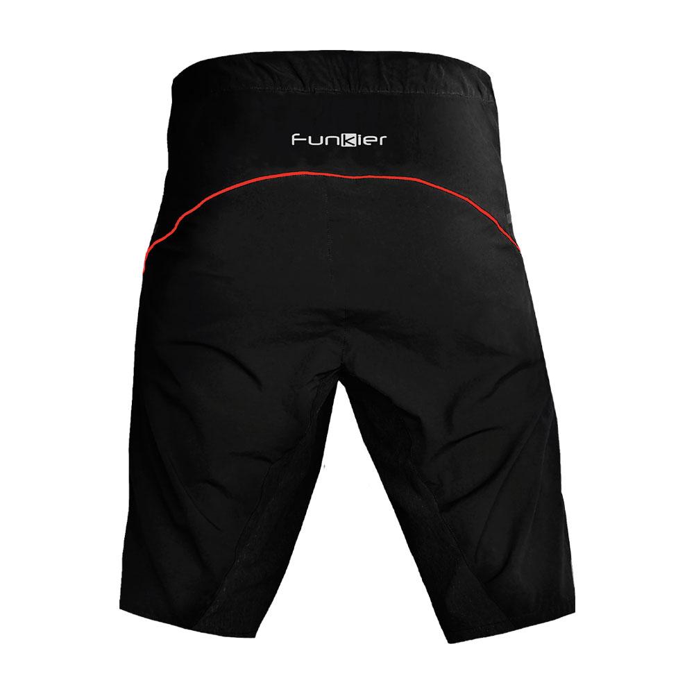 Велошорты 13-855 B-3221-2-Black/Red Men Pro Baggy свобод. кроя без памперса черно-красные XXL Funkie 13-855