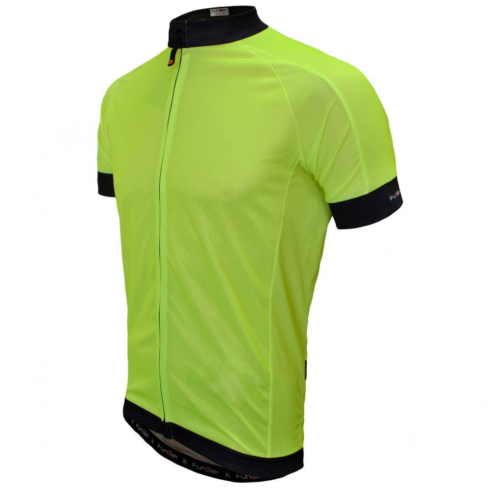 Велофутболка 12-833 PARMA J-930 Yellow Ref. Men Active Jersey с длинной молнией, с водонепрон. карма 12-833