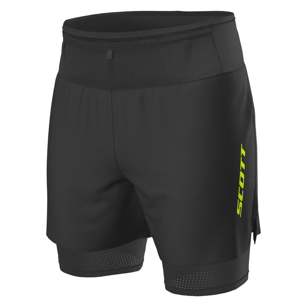 Шорты Scott Hybrid RC Run black/yellow (L) 30-19-270163-1040-L
