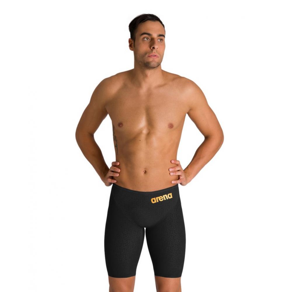 Шорты для плавания стартовые м pwskin carbon glide jammer black-gold 003665 105 60 arena 24 24-1100000027