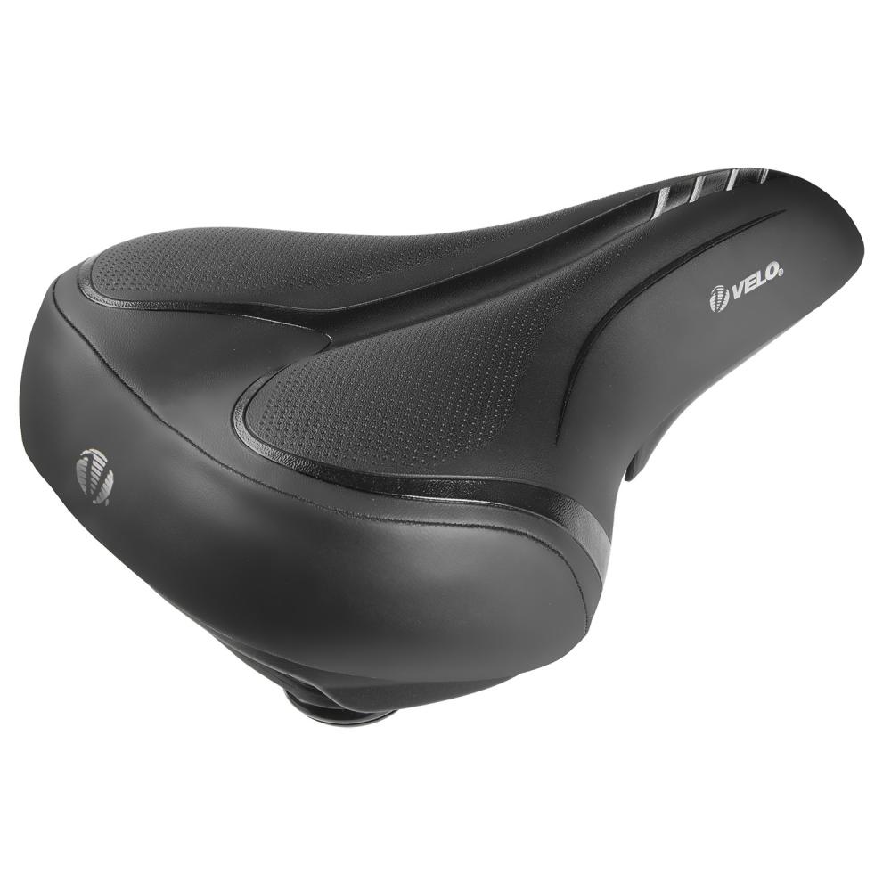 Седло 5-250533 Velo-Fit Townie city L комфортное 268x199мм 623гр черное VELO 5-250533