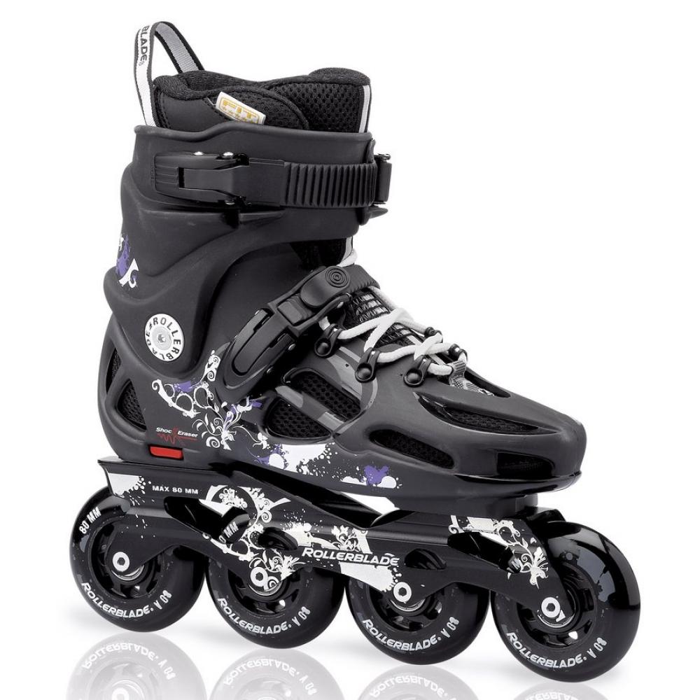 Роликовые коньки TWISTER 80 W black/light violet 240 Rollerblade 13 62-130188