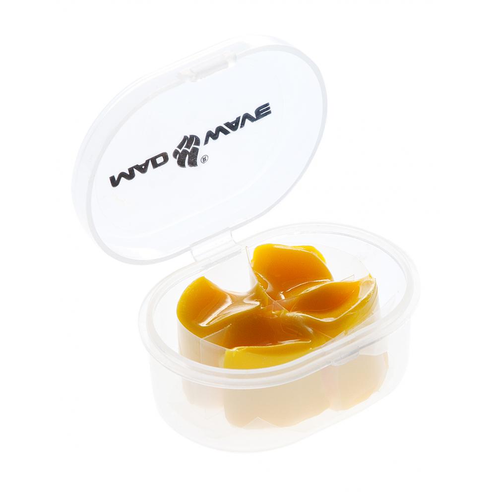 Беруши силиконовые Ear plugs silicone, Yellow M0714 01 0 06W MADWAVE 19-060000179