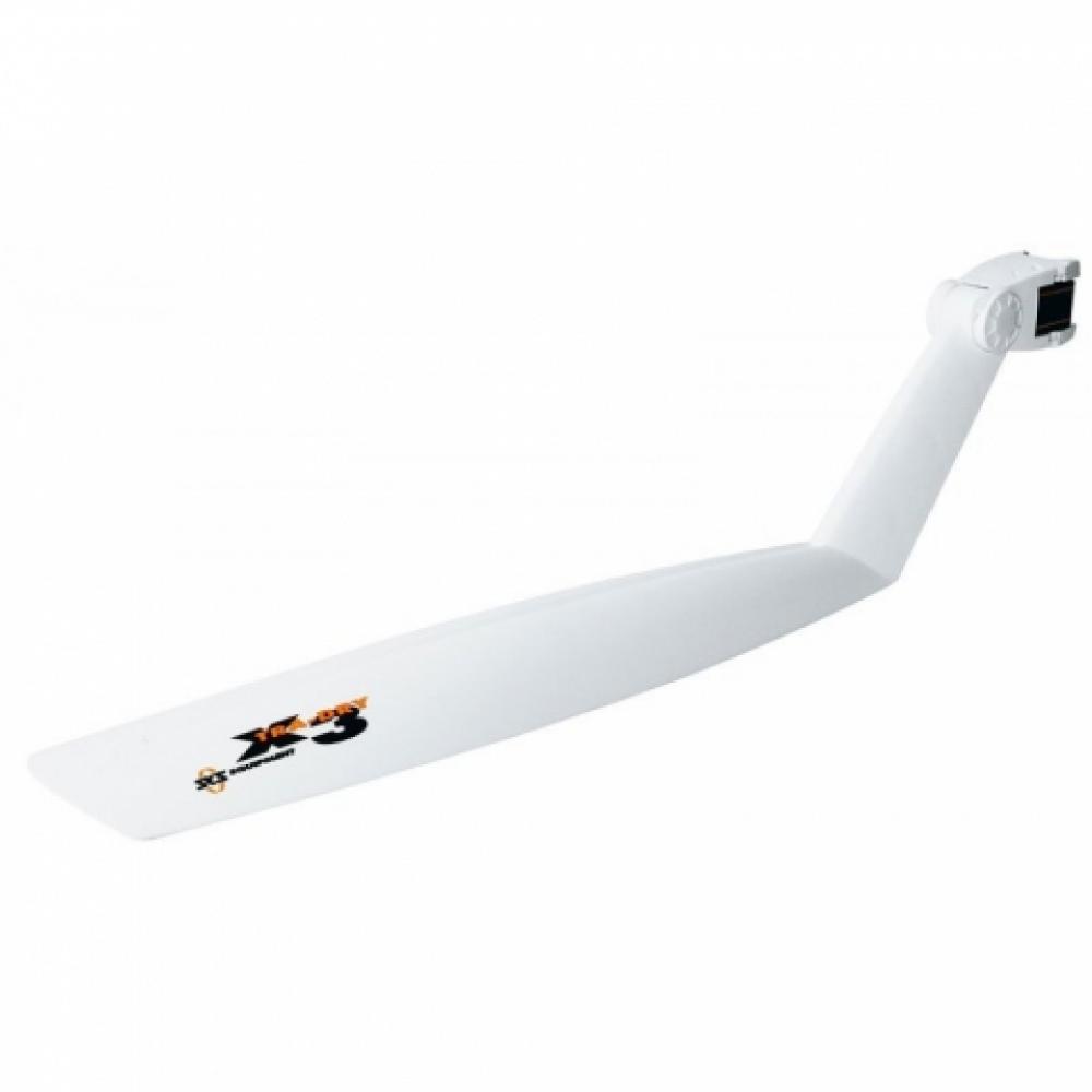 Крыло 0-10344 пластик. SKS-10344 зад. б/съемн. X-Tra-Dry 26" БЕЛОЕ (Германия) 0-10344