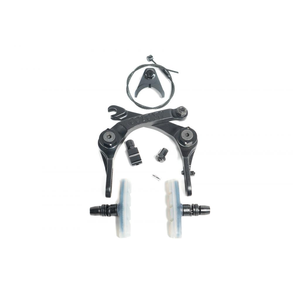 Тормоза 03-002515 Brethren Brake Set - Forged & CNC Alloy with clear pads ФРЕЗЕРОВАННЫЙ АЛЮМИНИЙ I38 03-002515