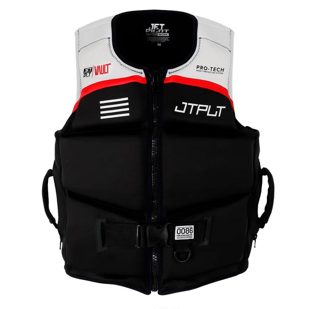 Спасательный жилет для гидроцикла неопрен мужской Jetpilot RX VAULT PROTECH F/E ECO VEST BLACK/WHIT 25-0700000045