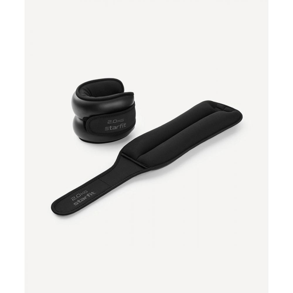 Утяжелители STARFIT WT-701 2 кг, черный (Без характеристики) 00004398