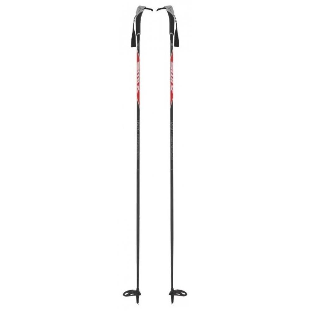 Палки лыжные SWIX CLASIC STANDARD, рукоятка PC с прямым темляком, лапка TR400 (145) 407-19ET204-00-145