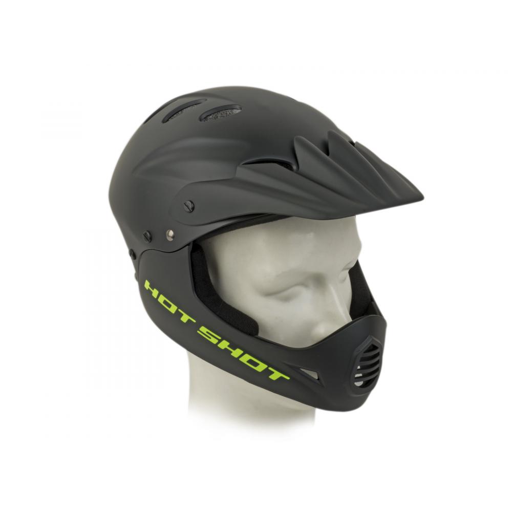 Шлем 8-9110384 Freeride/DH FullFace ABS-HARD SHELL суперпрочн. 3 в 1, Hot Shot X9 INMOLD, 640гр, 193 8-9110384