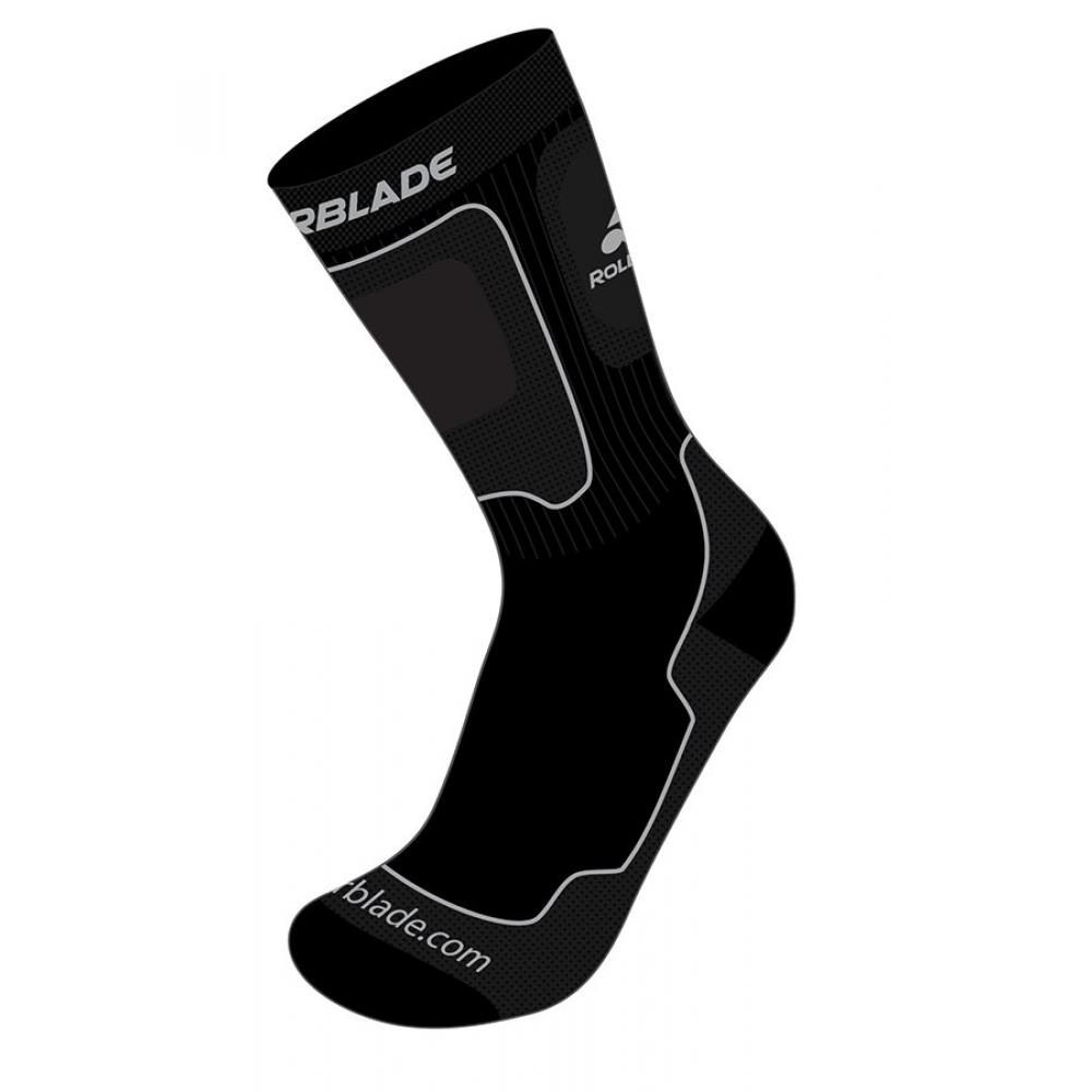 носки м PERFORMANCE SOCKS black/silver S Rollerblade 15 62-150155
