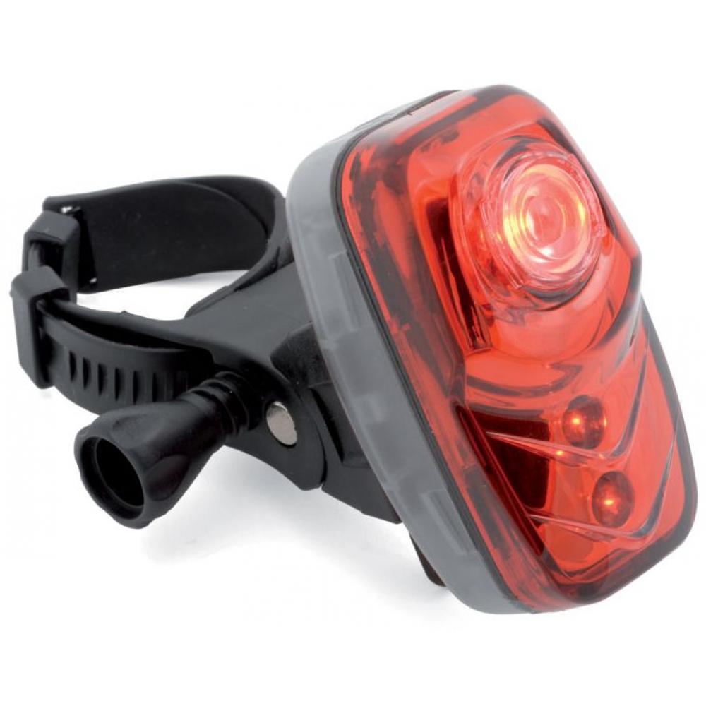 Фонарь 8-12039129 задний 3д (1 мощн. 0,5 W)/2ф. A-RedSpot красный влагозащ. (120) с батар. AUTHOR 8-12039129