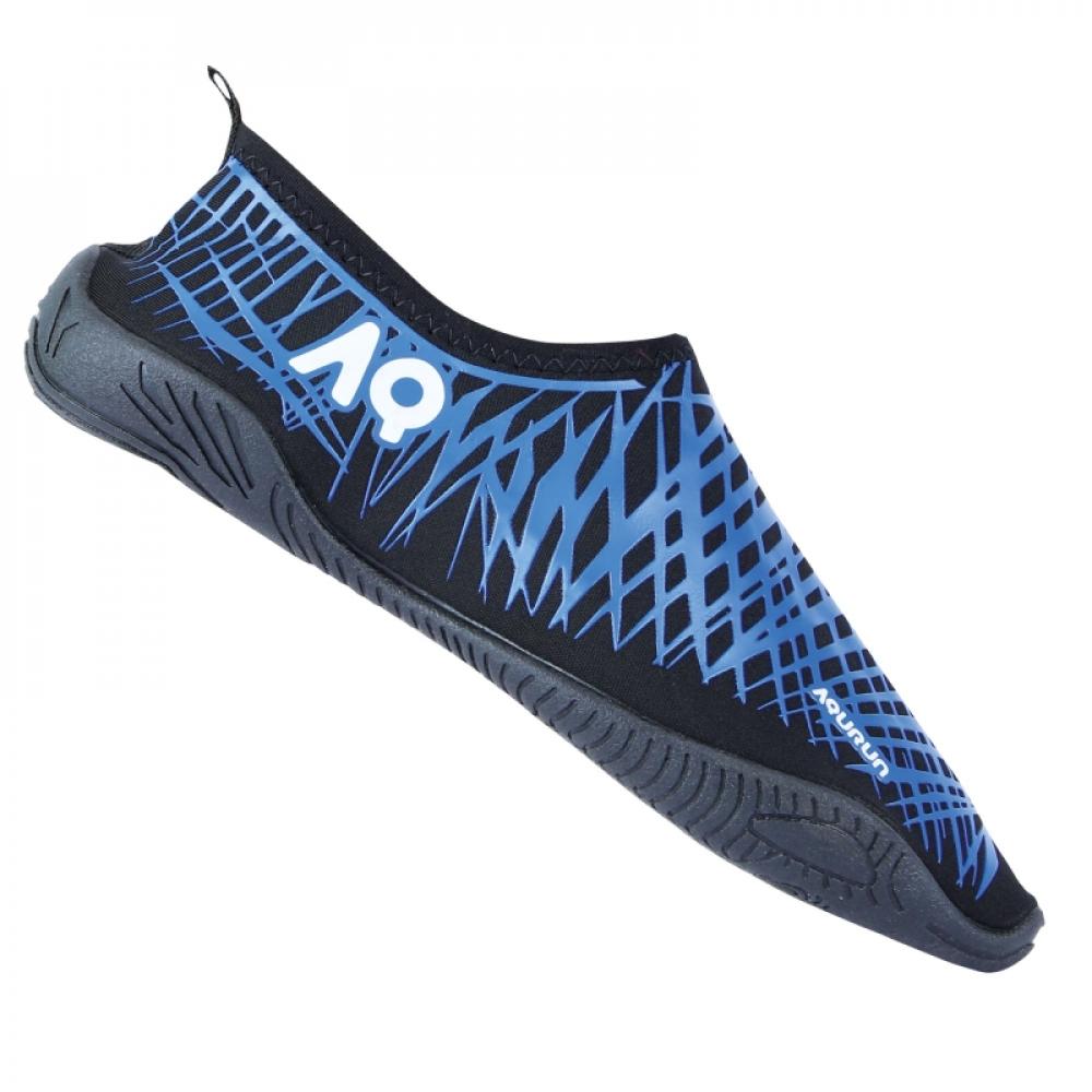 Тапки пляжные AQURUN Basic Blue, черный/синий, р.260 (EU 40-42) AQU-BKBL-260-us8m 18-010489